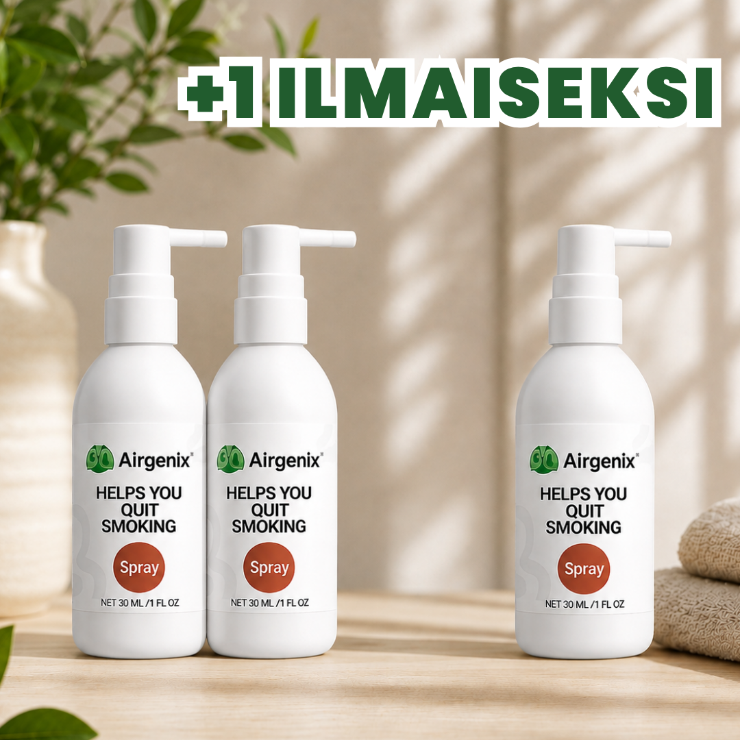 Airgenix™ Nikotiinia ehkäisevä suihke